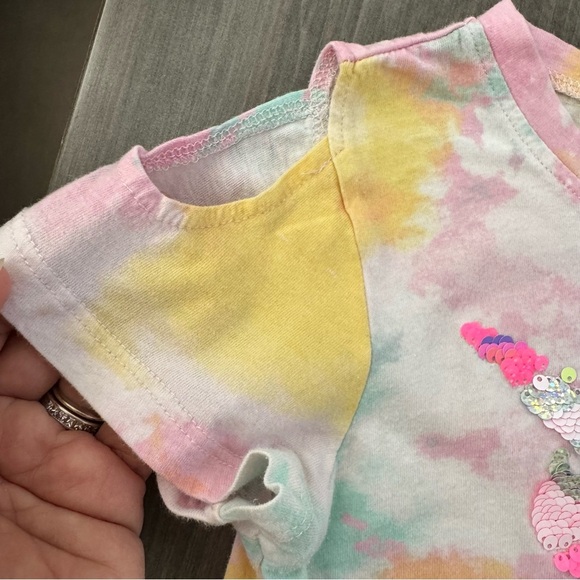 Betsey Johnson girls heart unicorn sequins Tshirt bundle set lot size 6/7 - Picture 5 of 10